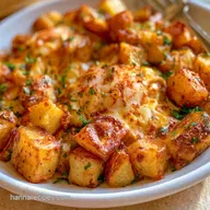 Crispy Baked Egg Potato Bowl