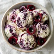 Black Cherry Ice Cream for 8 Servings