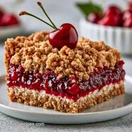 Cherry Pie Crumb Bars in 50 Minutes