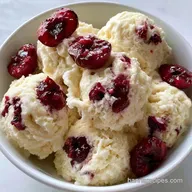 Cherry Vanilla Ice Cream for 8 Servings