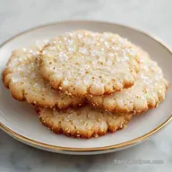 Crispy White Sugar Cookies for 36
