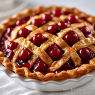 Easy Cherry Pie Recipe for 8 Slices