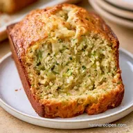 Healthy Banana Zucchini Bread: Baked