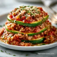 Zucchini Lasagna: High Protein and Low Calorie