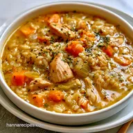 Slow Cooker Chicken Rice Soup: Creamy