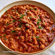 Slow Cooker Turkey Chili for 6 Servings