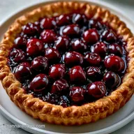 Sweet Cherry Pie Recipe for 8 Slices