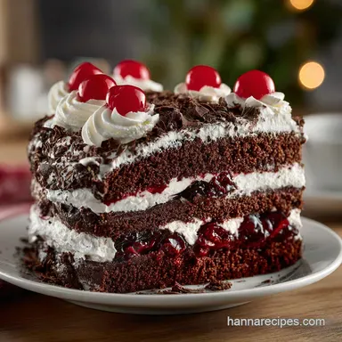 Black Forest Cake: Traditional Recipe with Tart Cherries