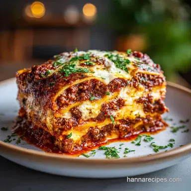 Best Lasagna Recipe with Italian Sausage