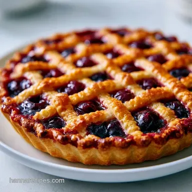 Classic Cherry Pie for 8 Servings Recipe Card