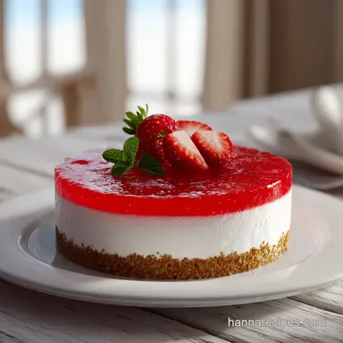 No Bake Cheesecake Recipe in 25 Minutes Creamy Dessert Recipe Card