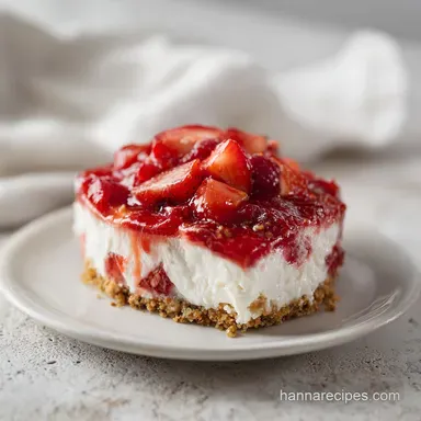Strawberry Pretzel Salad with Creamy Filling in 30 Minutes