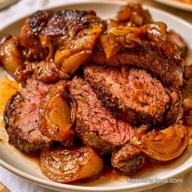 Crockpot Beef Chuck Roast for 6 Servings Recipe Card