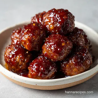 Crockpot Sweet and Sour Meatballs for 6