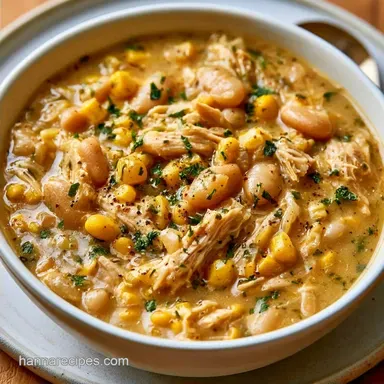 Easy Slow Cooker Chicken Chili for 6
