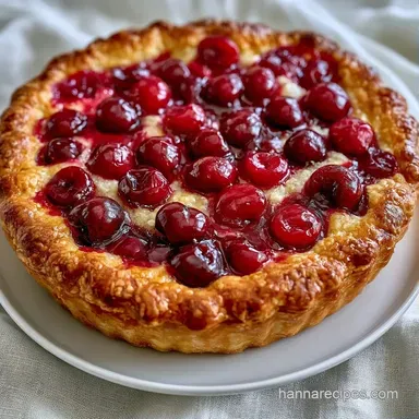 Fresh Cherry Pie: Buttery Crust Recipe Card