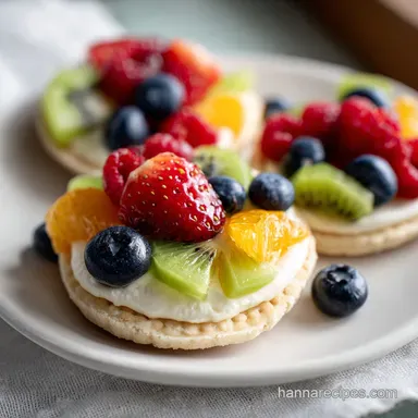 Fruit Pizza Cookies with Cream Cheese Frosting in 90 Minutes Recipe Card