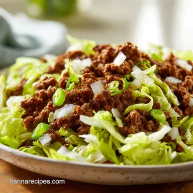 Low Calorie Big Mac Bowl in 20 Minutes Recipe Card