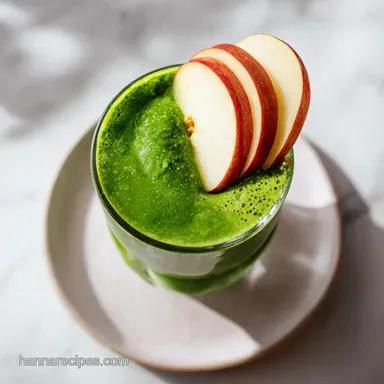Liver Detox Smoothie with Green Apple Recipe Card