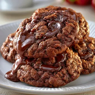 Mini Batch Chocolate Cookies for 4 Recipe Card