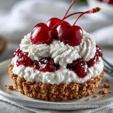 No Bake Cherry Delight with Cream Cheese