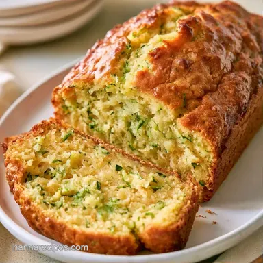 Olive Oil Zucchini Bread for 8 Servings Recipe Card