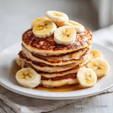 Banana Pancakes in 15 Minutes Recipe Card