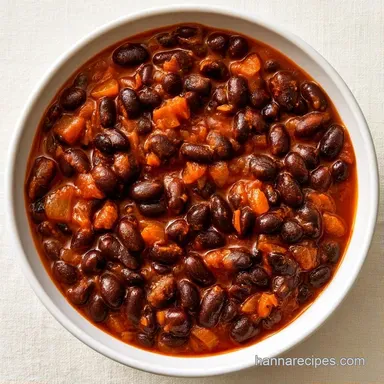 Slow Cooker Black Beans with Garlic Recipe Card