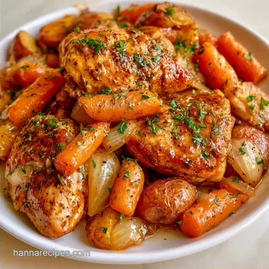 Slow Cooker Chicken Veggies in 6 Hours