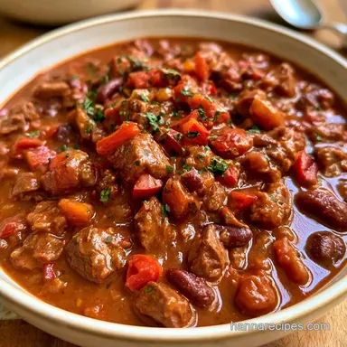 Slow Cooker Chili with Ground Beef