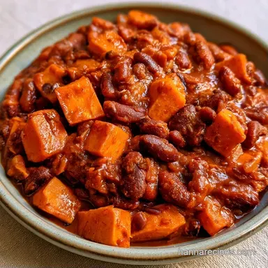 Slow Cooker Vegetarian Chili with Beans Recipe Card