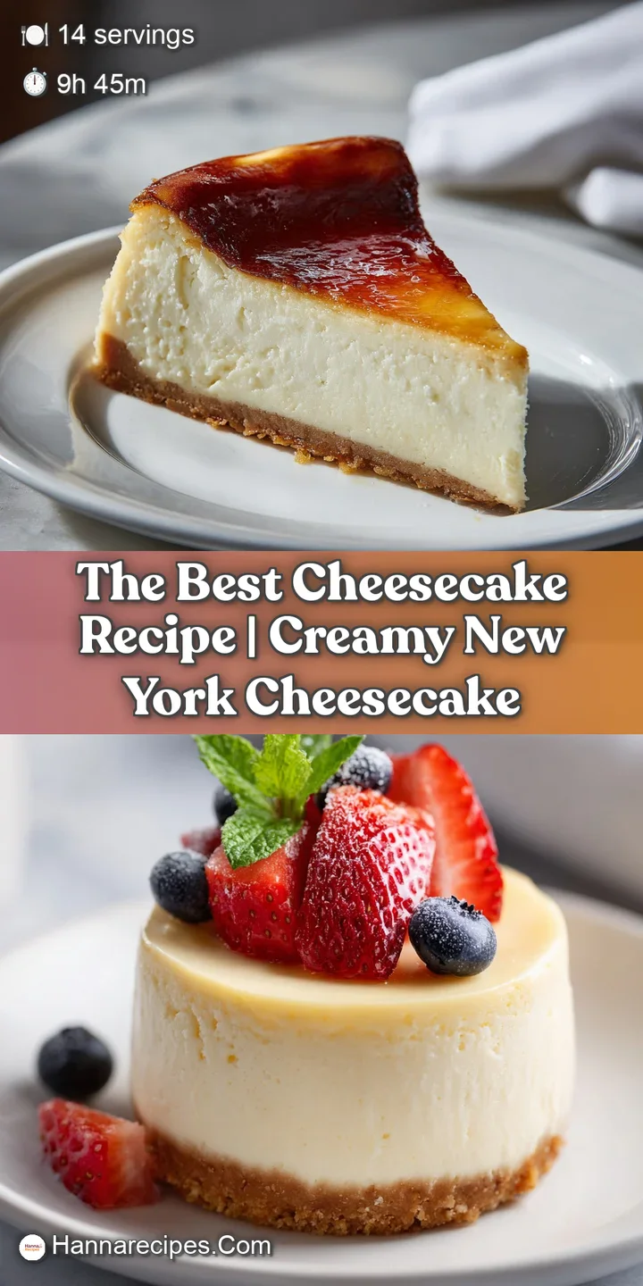 Close-up of silky cheesecake texture with a hint of the rich graham cracker crust and glistening fruit.