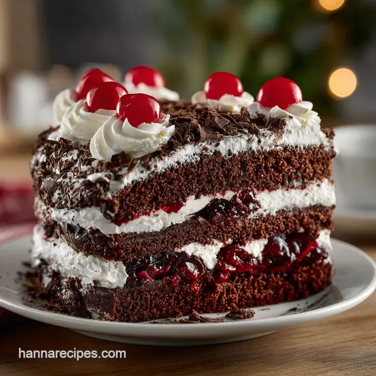 Black Forest Cake: Authentic and Moist
