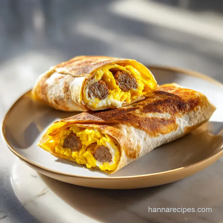 High-Protein Freezer Breakfast Burritos