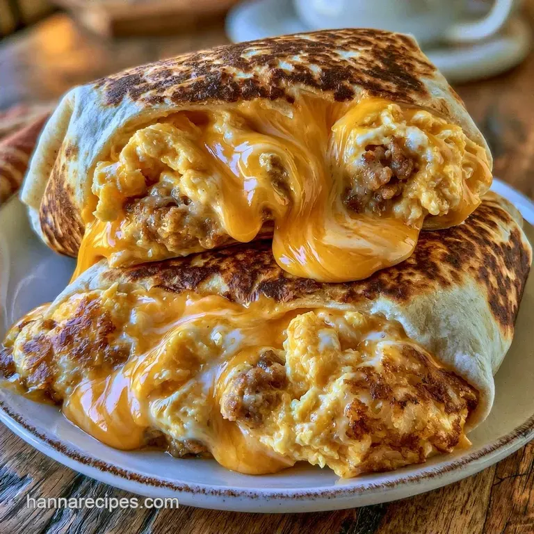 Cheesy Toasted Breakfast Burrito Taco Bell in 30 Minutes