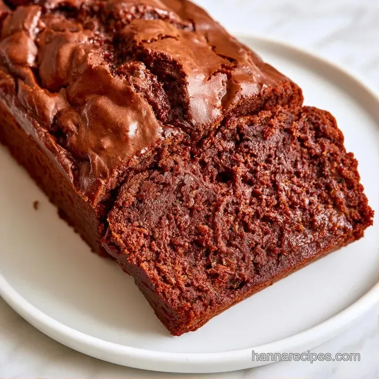 A thick slice of moist cocoa cake topped with a swirl of whipped cream and a fresh mint leaf on a white plate.