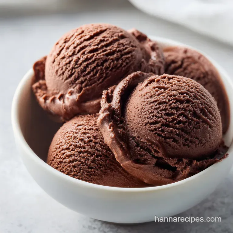 Chocolate Ice Cream: Rich and Creamy