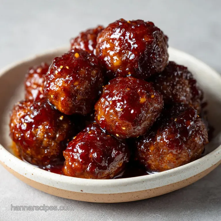 Crockpot Sweet and Sour Meatballs: Tangy and Sticky