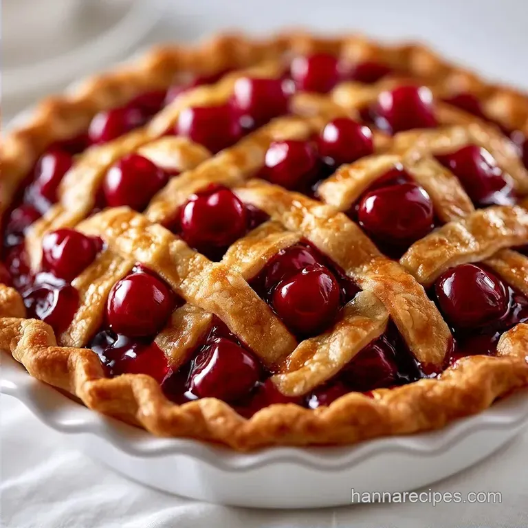 Easy Cherry Pie: Buttery and Tart