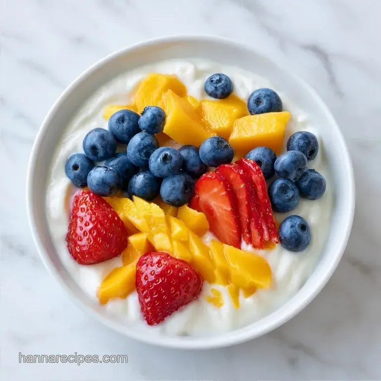 Healthy Fruit Breakfast Bowl: High-Protein
