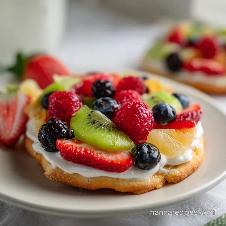 Fruit Pizza Cookies: Crisp and Refreshing