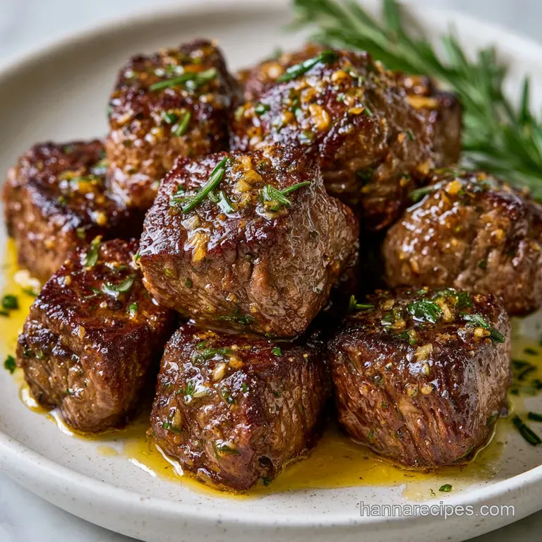Simple and Flavorful Garlic Herb Steak Bites