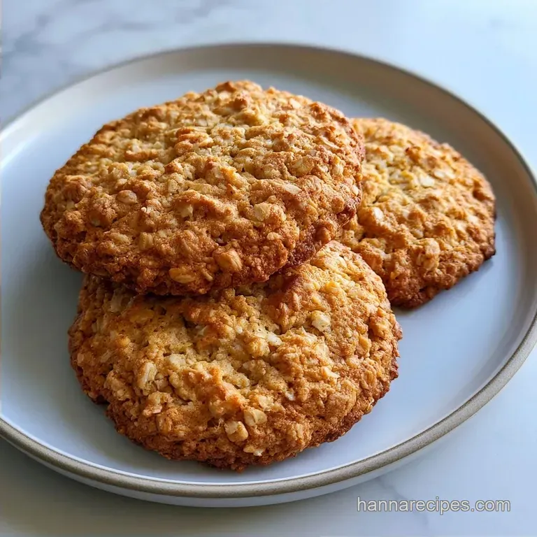 Healthy 3 Ingredient Cookies with Banana