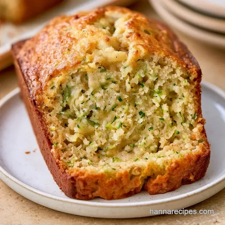 Healthy Banana Zucchini Bread with Applesauce