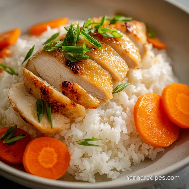Neatly plated stir-fry in a dark stoneware bowl with a garnish of sliced green onions and fresh red chili.