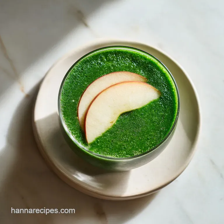 Liver Cleanse Detox Smoothie with Green Apple