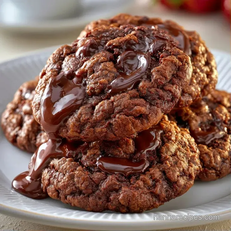 A stack of soft cocoa-brown cookies beside a glass of cold milk on a rustic wooden table with a linen napkin