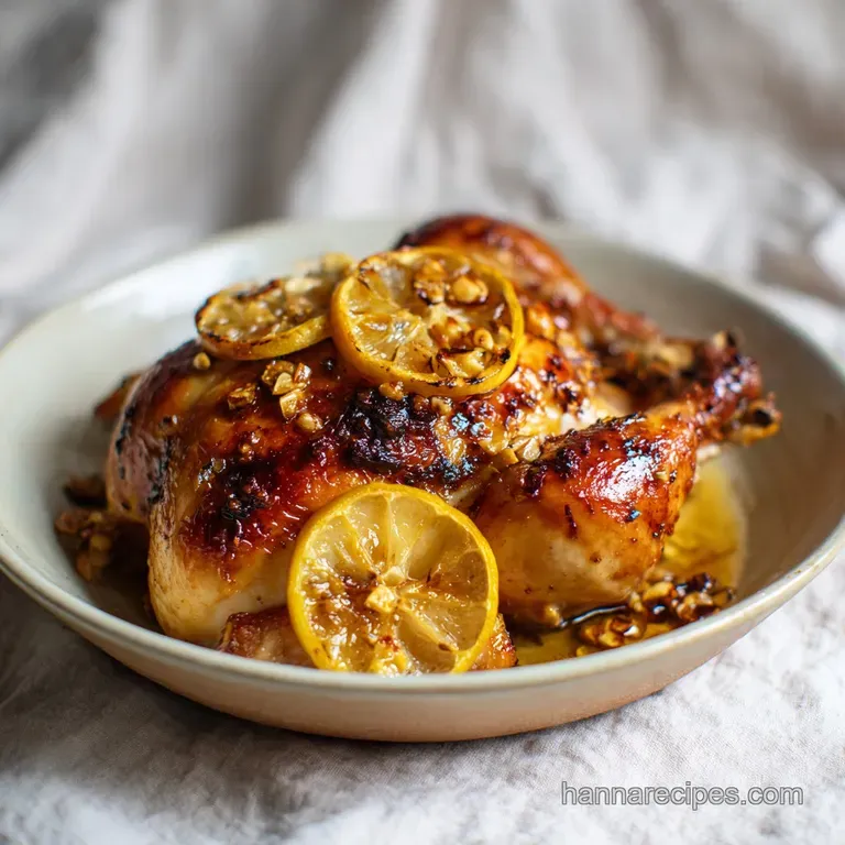 Lemon Garlic Chicken: One-Pan Dinner