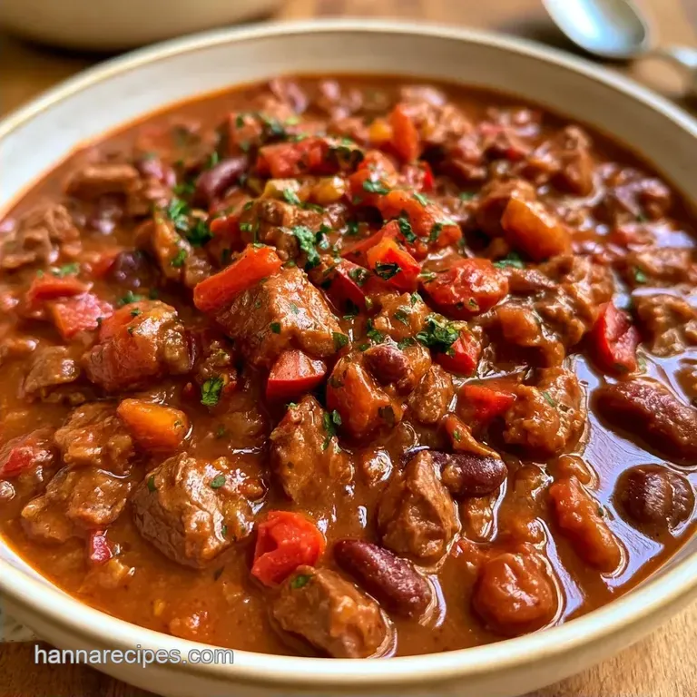 Hearty Slow Cooker Chili