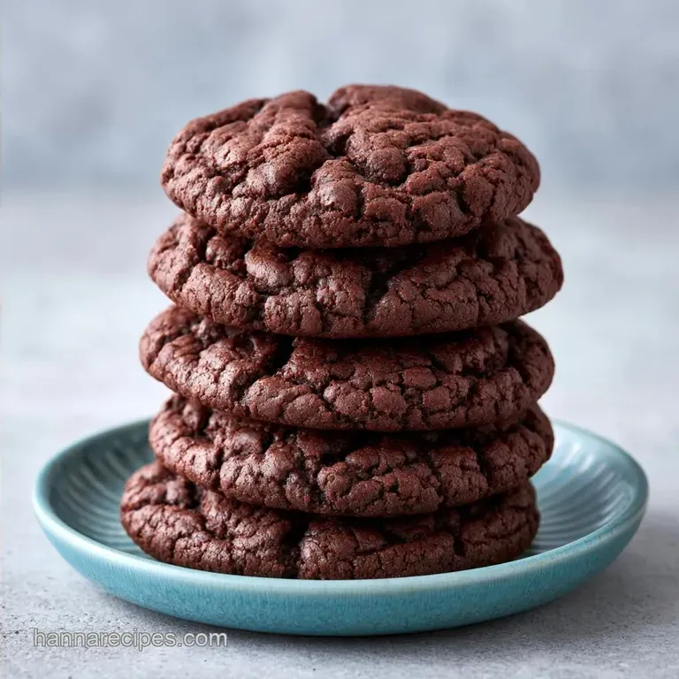 Fudgy Small Batch Chocolate Cookies